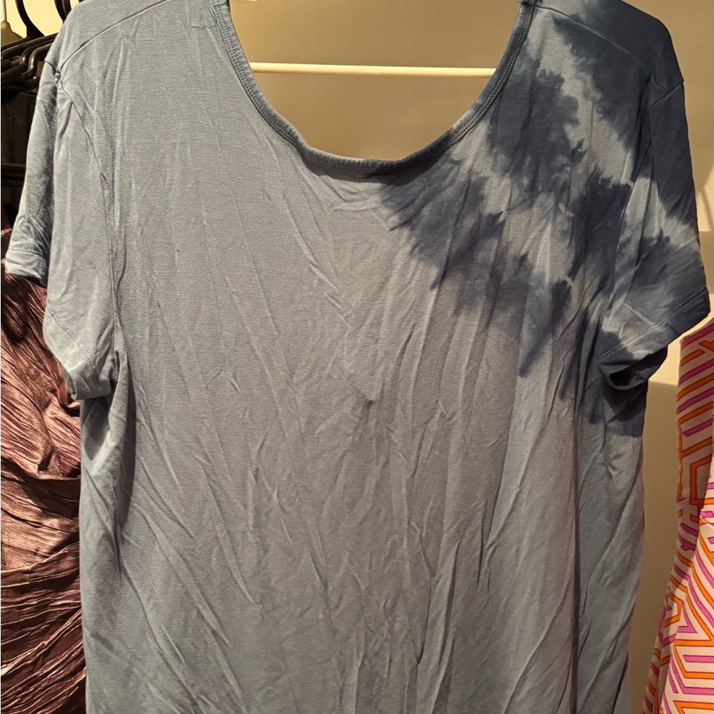 JoyLab Blue Tie-Dye Short Sleeve Tee